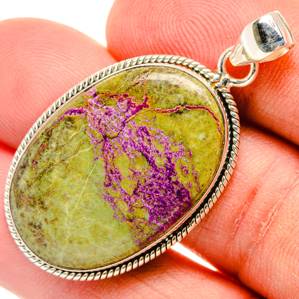 Stichtite Pendants handcrafted by Anasilvercos - PD29084