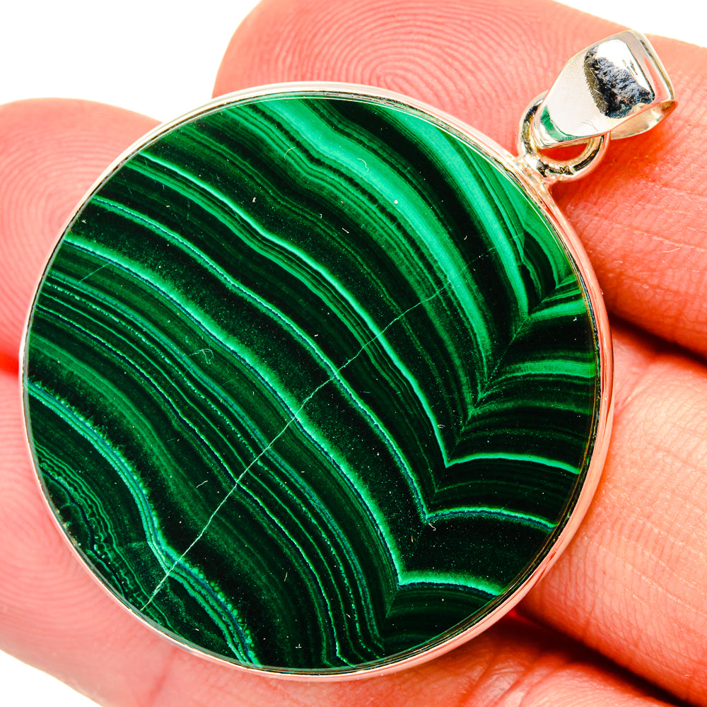 Malachite Pendants handcrafted by Anasilvercos - PD29137