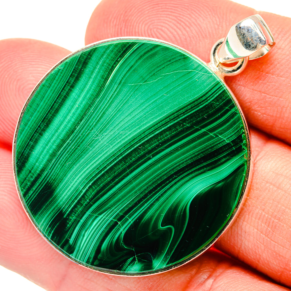 Malachite Pendants handcrafted by Anasilvercos - PD29138