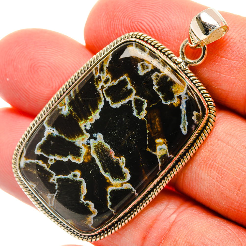 Turkish Tube Agate Pendants handcrafted by Anasilvercos - PD29144