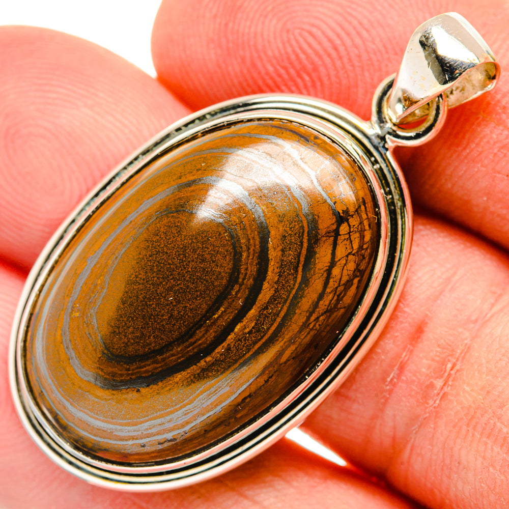 Tiger Iron Pendants handcrafted by Anasilvercos - PD29154