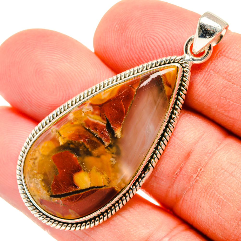 Butterfly Jasper Pendants handcrafted by Anasilvercos - PD29158