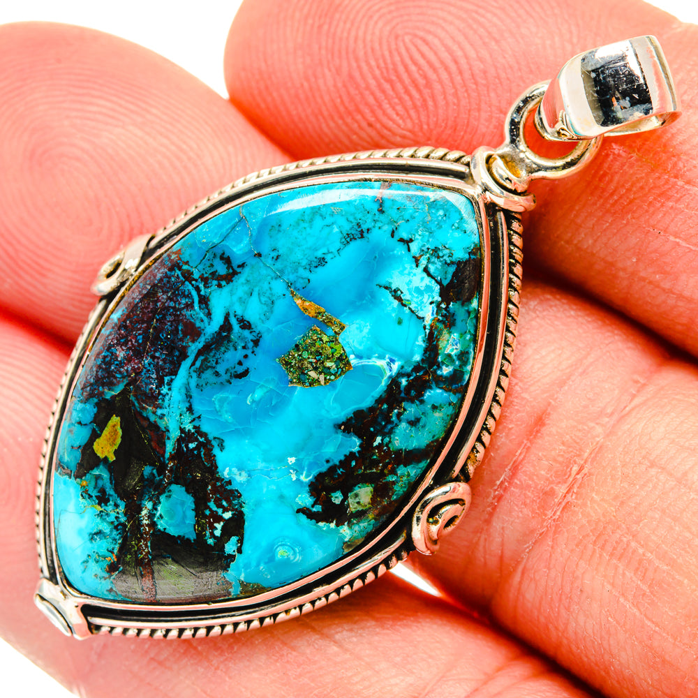 Shattuckite Pendants handcrafted by Anasilvercos - PD29163
