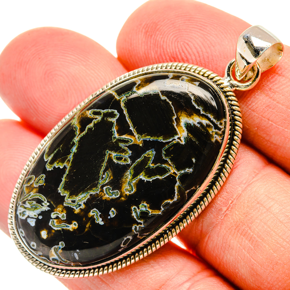 Turkish Tube Agate Pendants handcrafted by Anasilvercos - PD29183