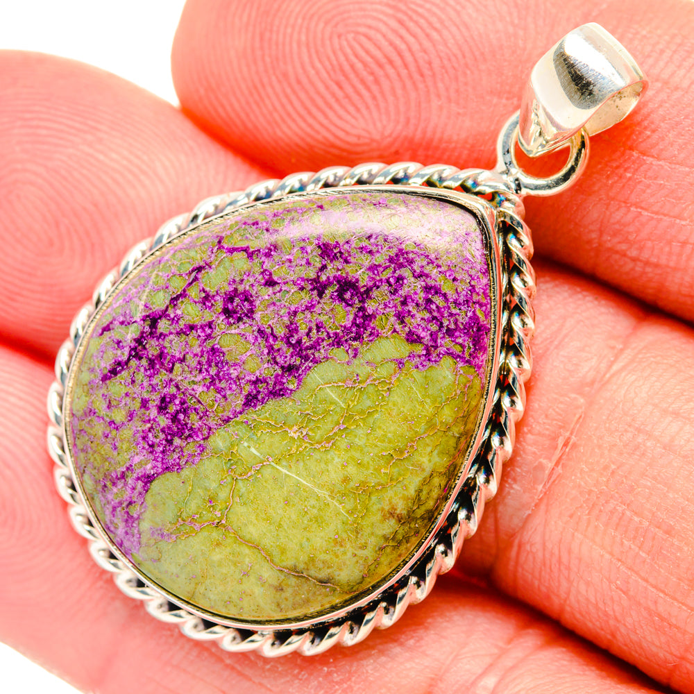 Stichtite Pendants handcrafted by Anasilvercos - PD29228