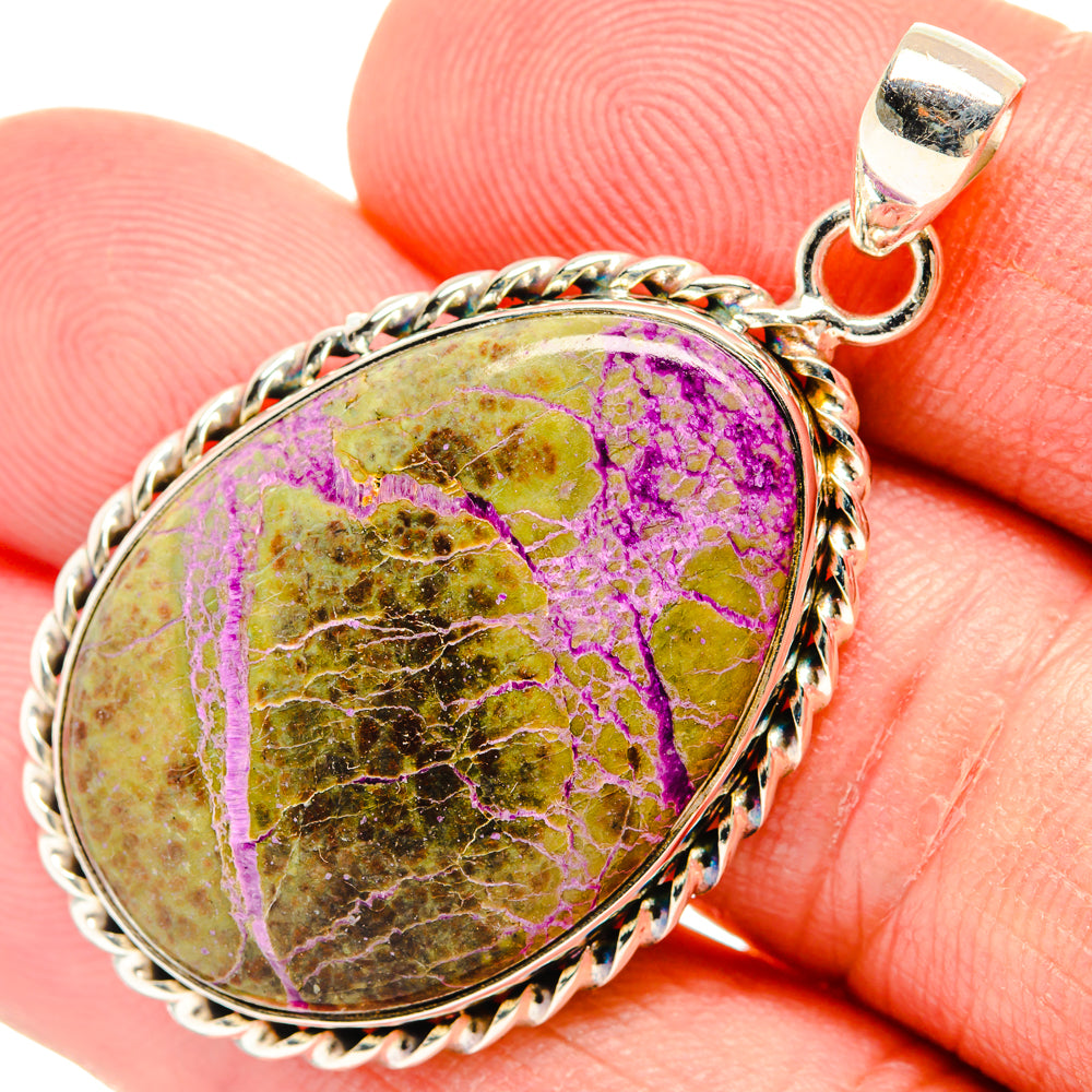 Stichtite Pendants handcrafted by Anasilvercos - PD29231