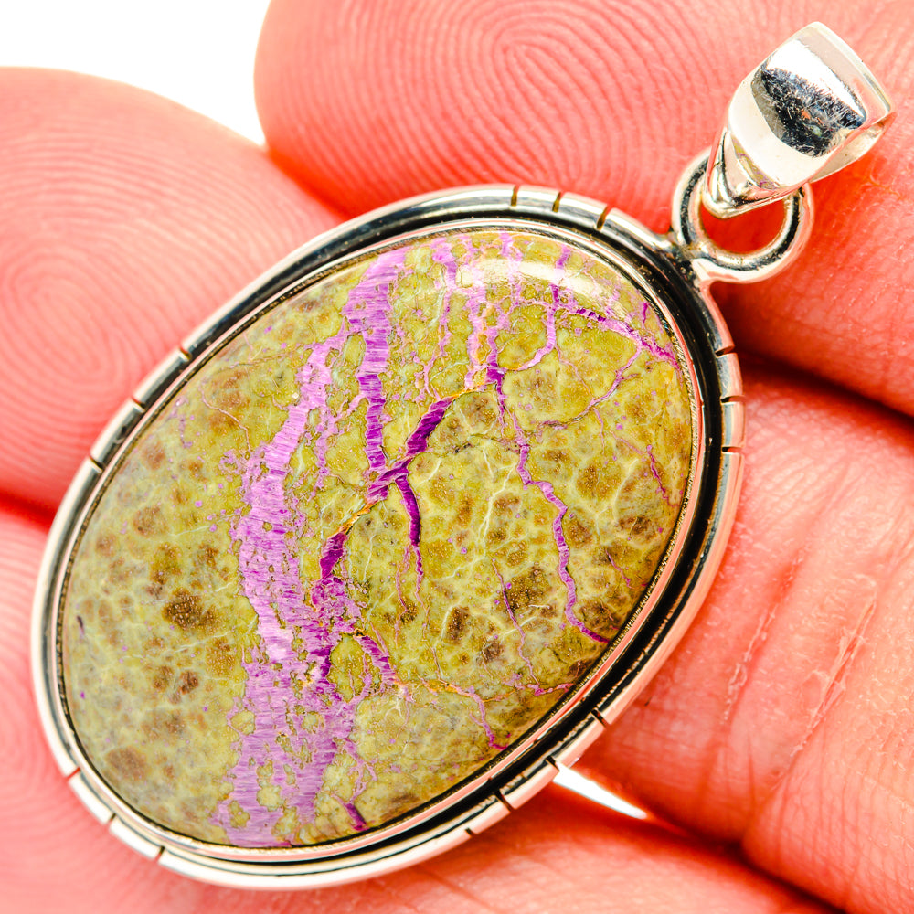 Stichtite Pendants handcrafted by Anasilvercos - PD29234