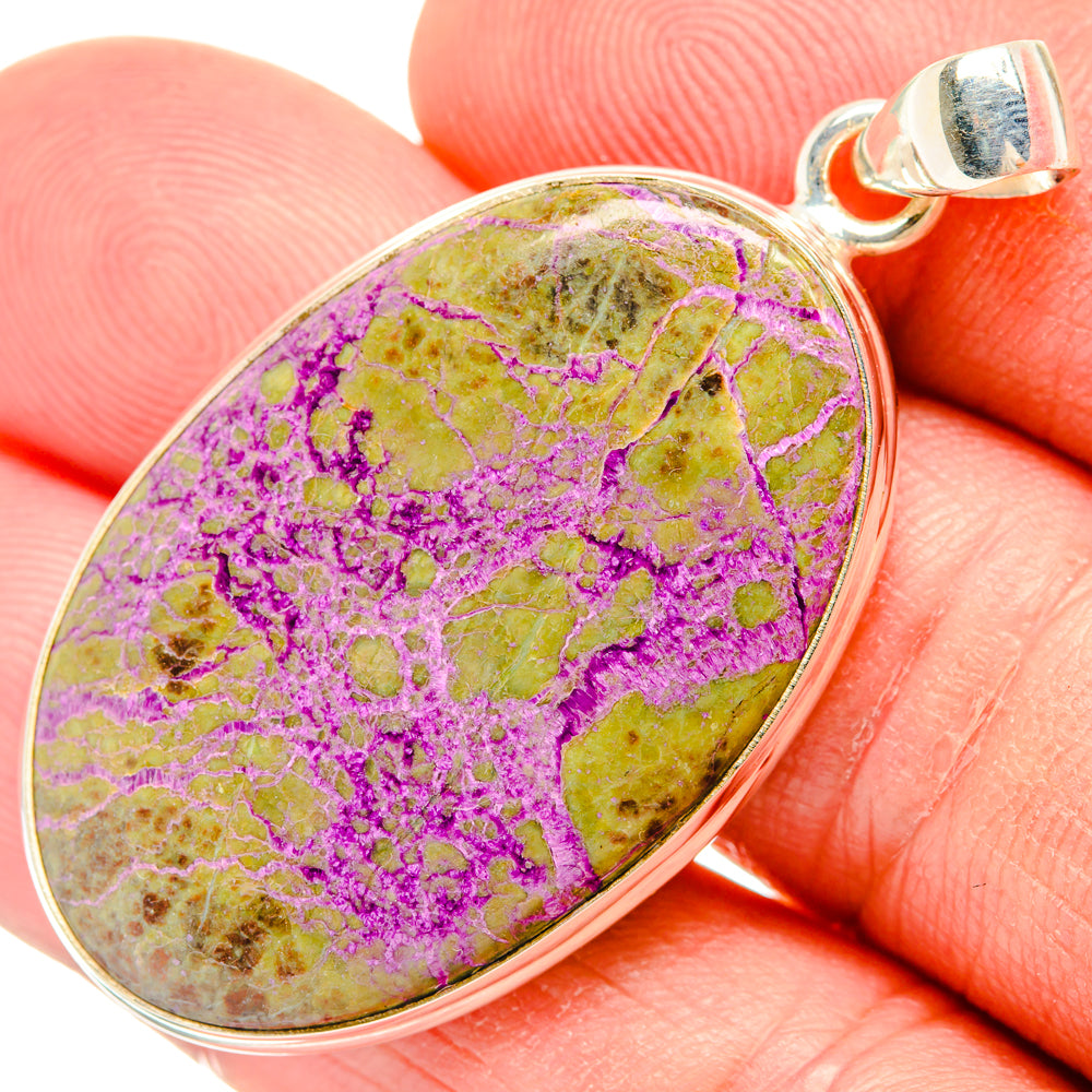 Stichtite Pendants handcrafted by Anasilvercos - PD29237