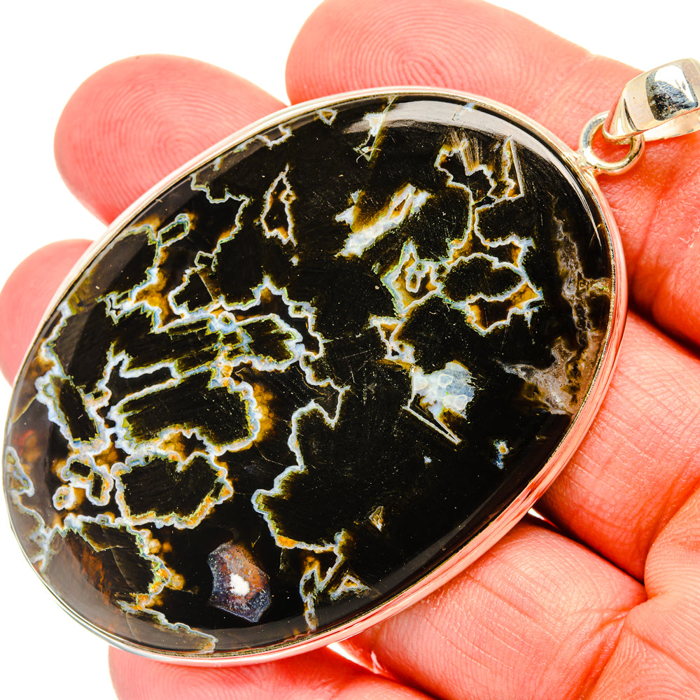 Turkish Tube Agate Pendants handcrafted by Anasilvercos - PD29255