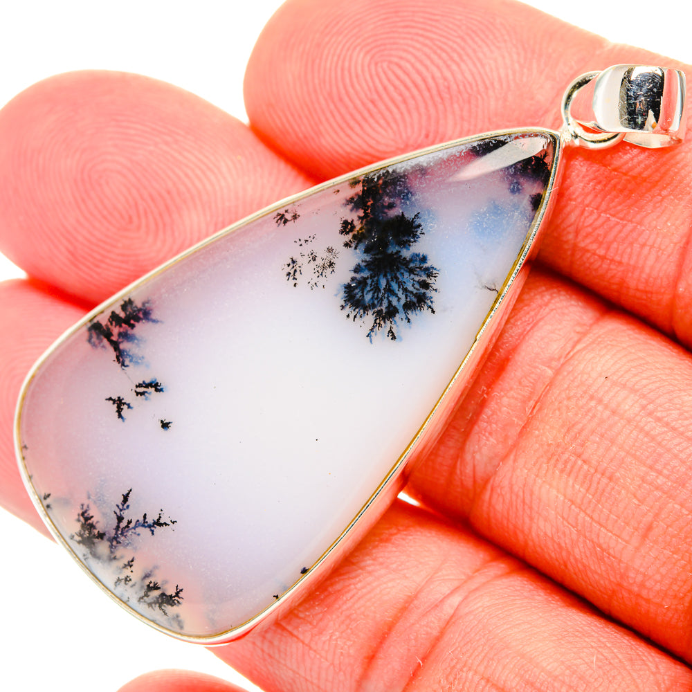 Dendritic Opal Pendants handcrafted by Anasilvercos - PD29274
