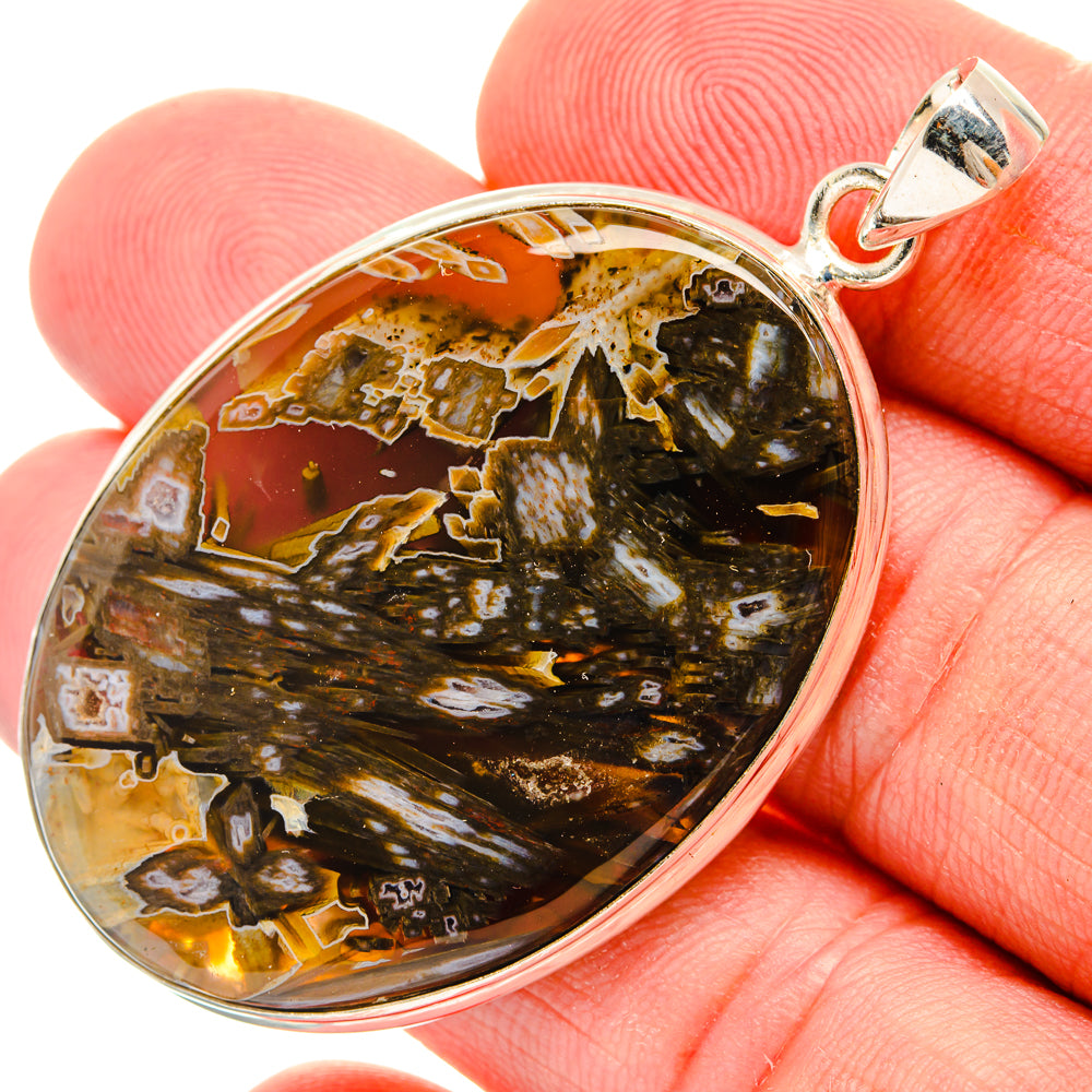 Turkish Tube Agate Pendants handcrafted by Anasilvercos - PD29276