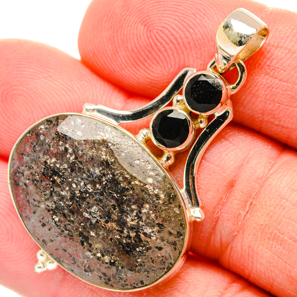 Tourmalinated Quartz Pendants handcrafted by Anasilvercos - PD29288