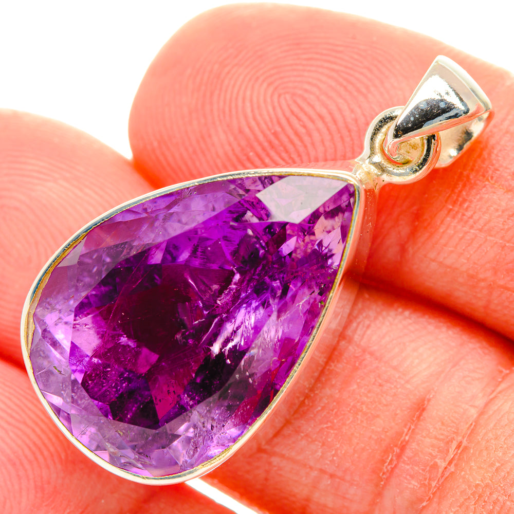 Amethyst Pendants handcrafted by Anasilvercos - PD29296