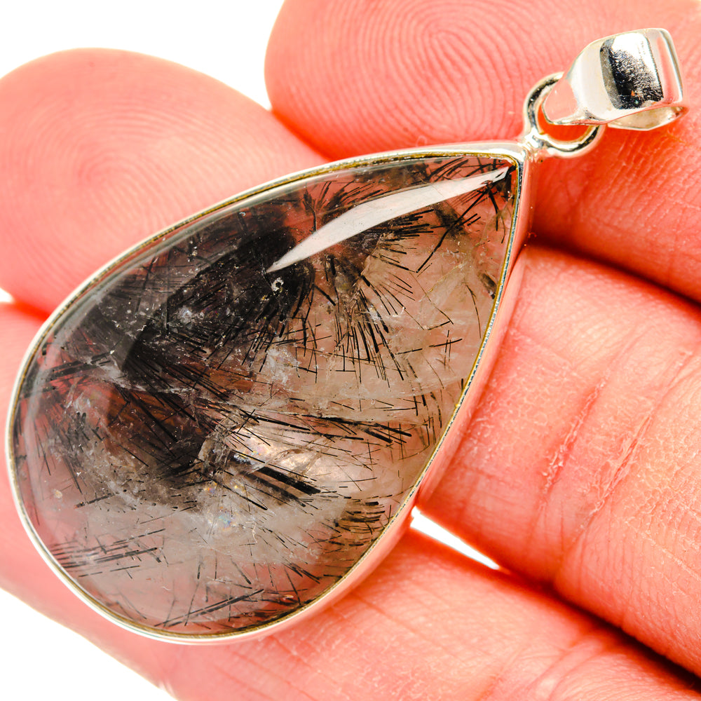 Tourmalinated Quartz Pendants handcrafted by Anasilvercos - PD29345