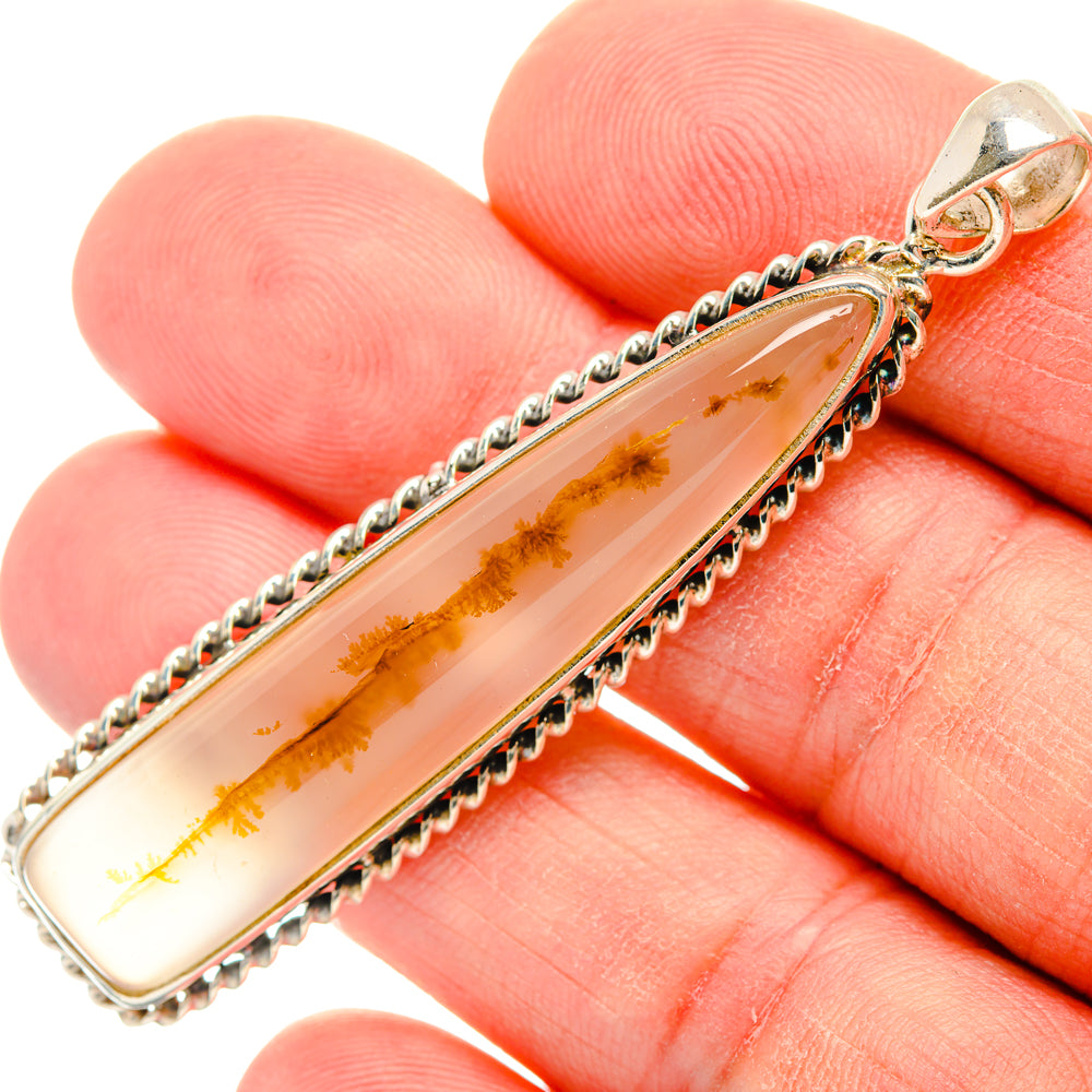 Dendritic Opal Pendants handcrafted by Anasilvercos - PD29346
