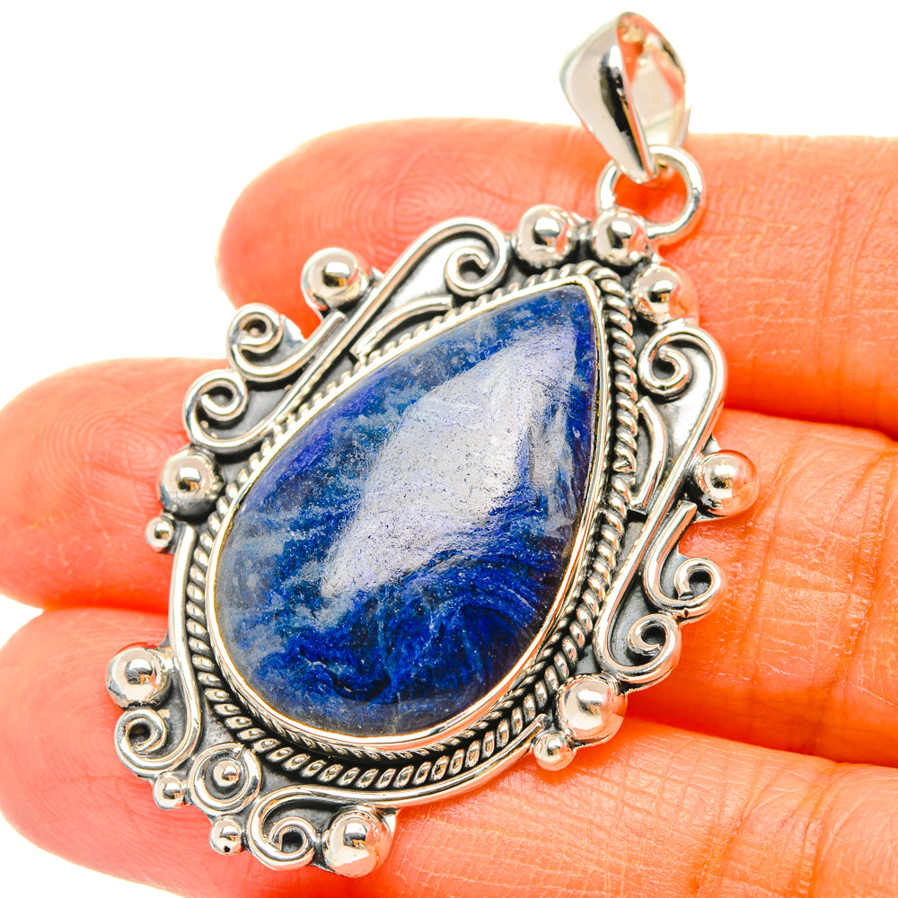 Sodalite Pendants handcrafted by Anasilvercos - PD29349