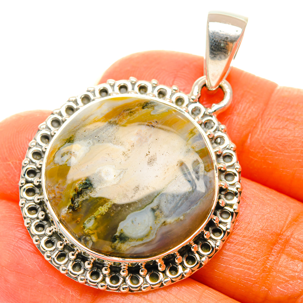 Ocean Jasper Pendants handcrafted by Anasilvercos - PD29376
