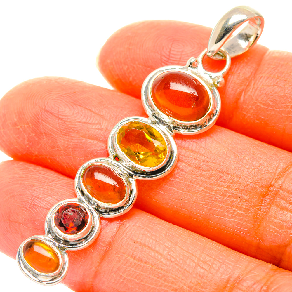 Carnelian Pendants handcrafted by Anasilvercos - PD29388
