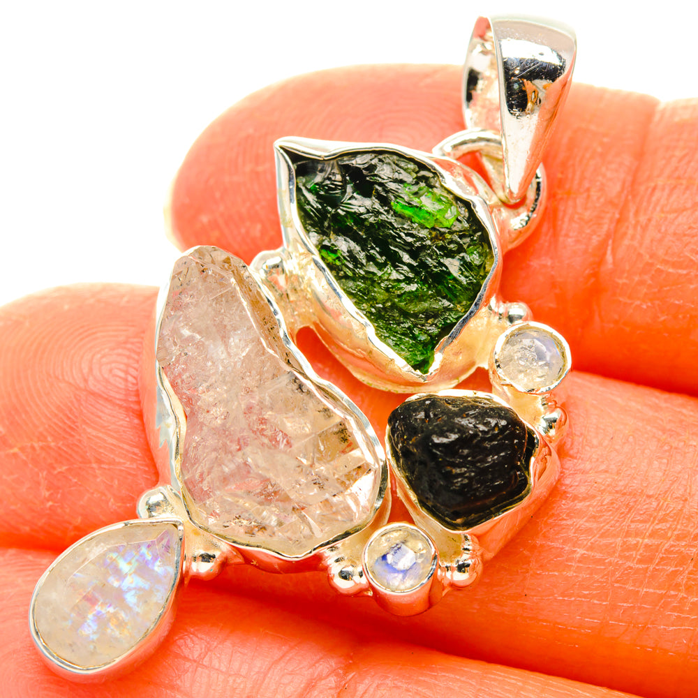 Herkimer Diamond Pendants handcrafted by Anasilvercos - PD29392