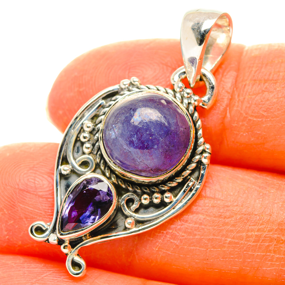 Tanzanite Pendants handcrafted by Anasilvercos - PD29393