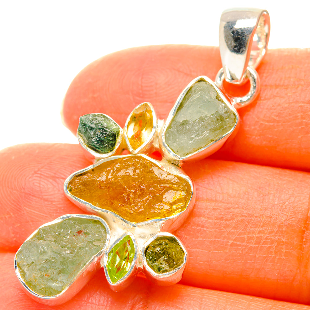 Citrine Pendants handcrafted by Anasilvercos - PD29394