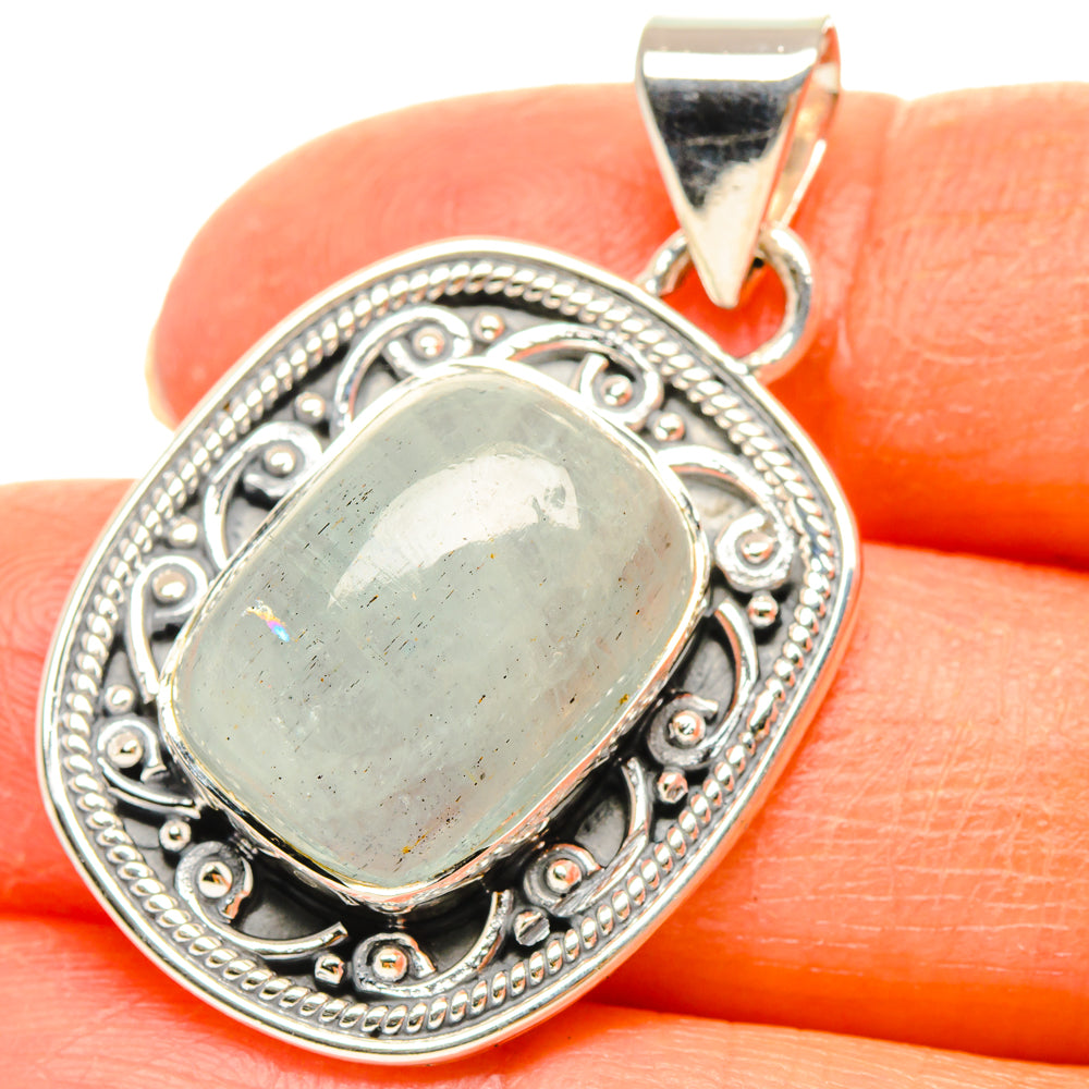 Aquamarine Pendants handcrafted by Anasilvercos - PD29396