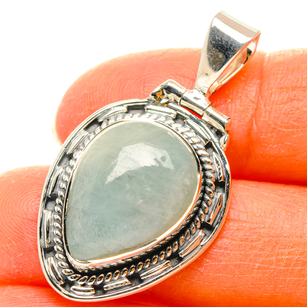 Aquamarine Pendants handcrafted by Anasilvercos - PD29397
