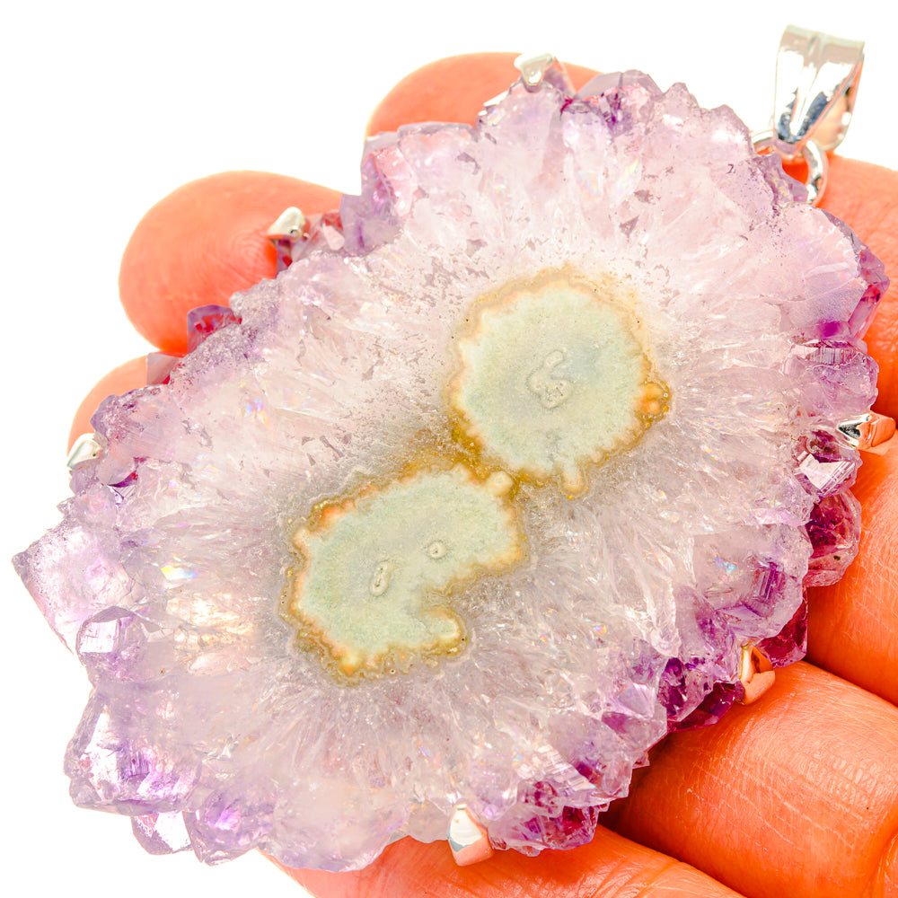 Amethyst Solar Quartz Pendants handcrafted by Anasilvercos - PD29403