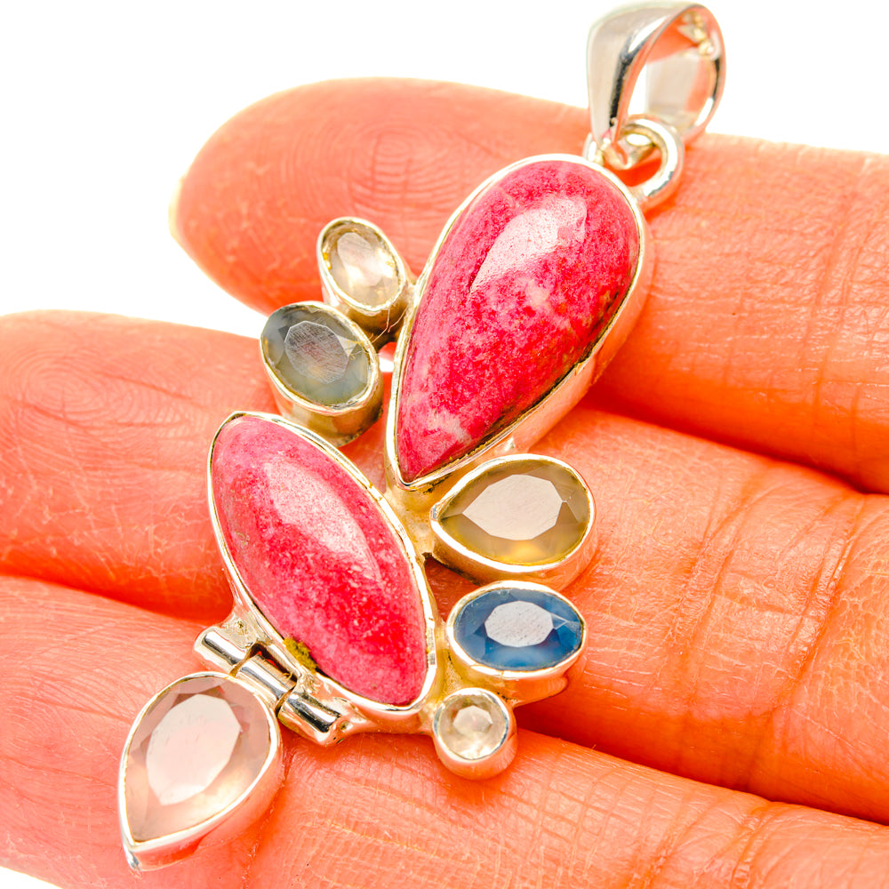 Rhodochrosite Pendants handcrafted by Anasilvercos - PD29412