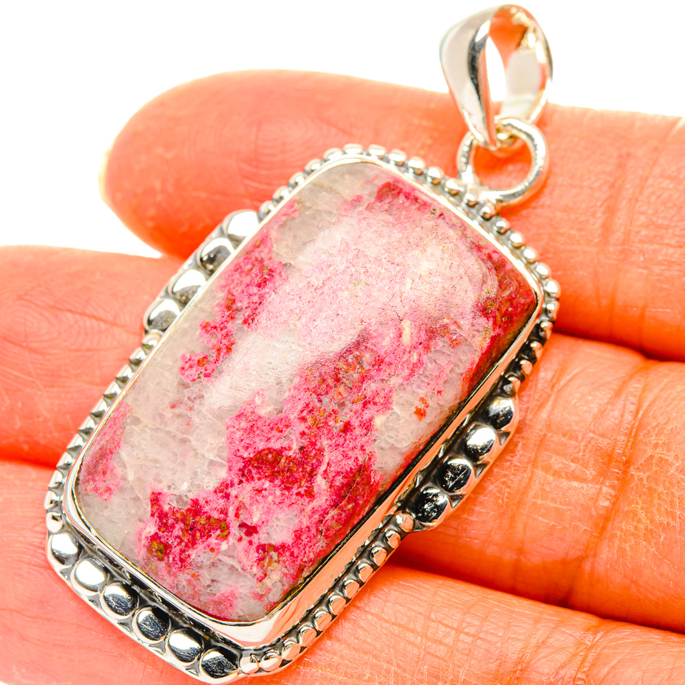 Thulite Pendants handcrafted by Anasilvercos - PD29413