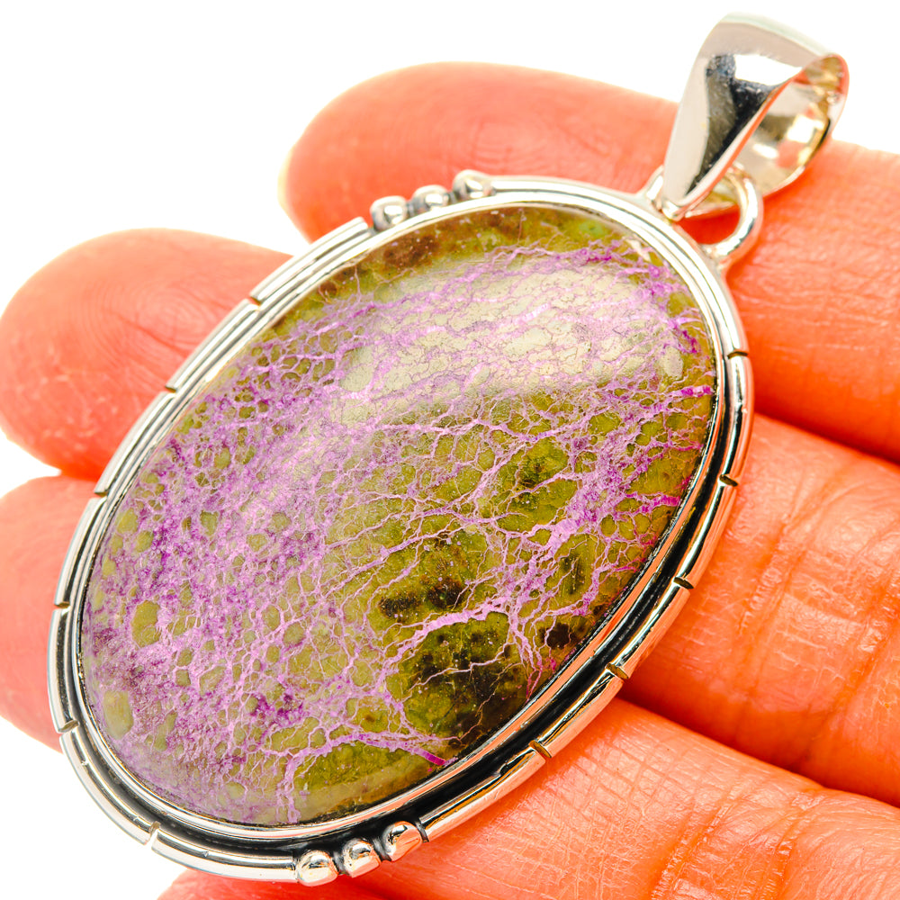 Stichtite Pendants handcrafted by Anasilvercos - PD29422