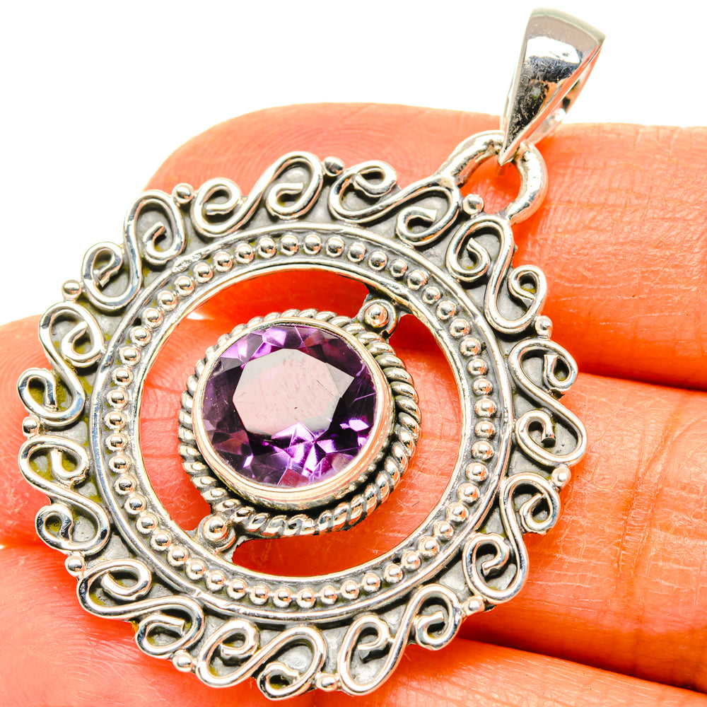 Amethyst Pendants handcrafted by Anasilvercos - PD29441