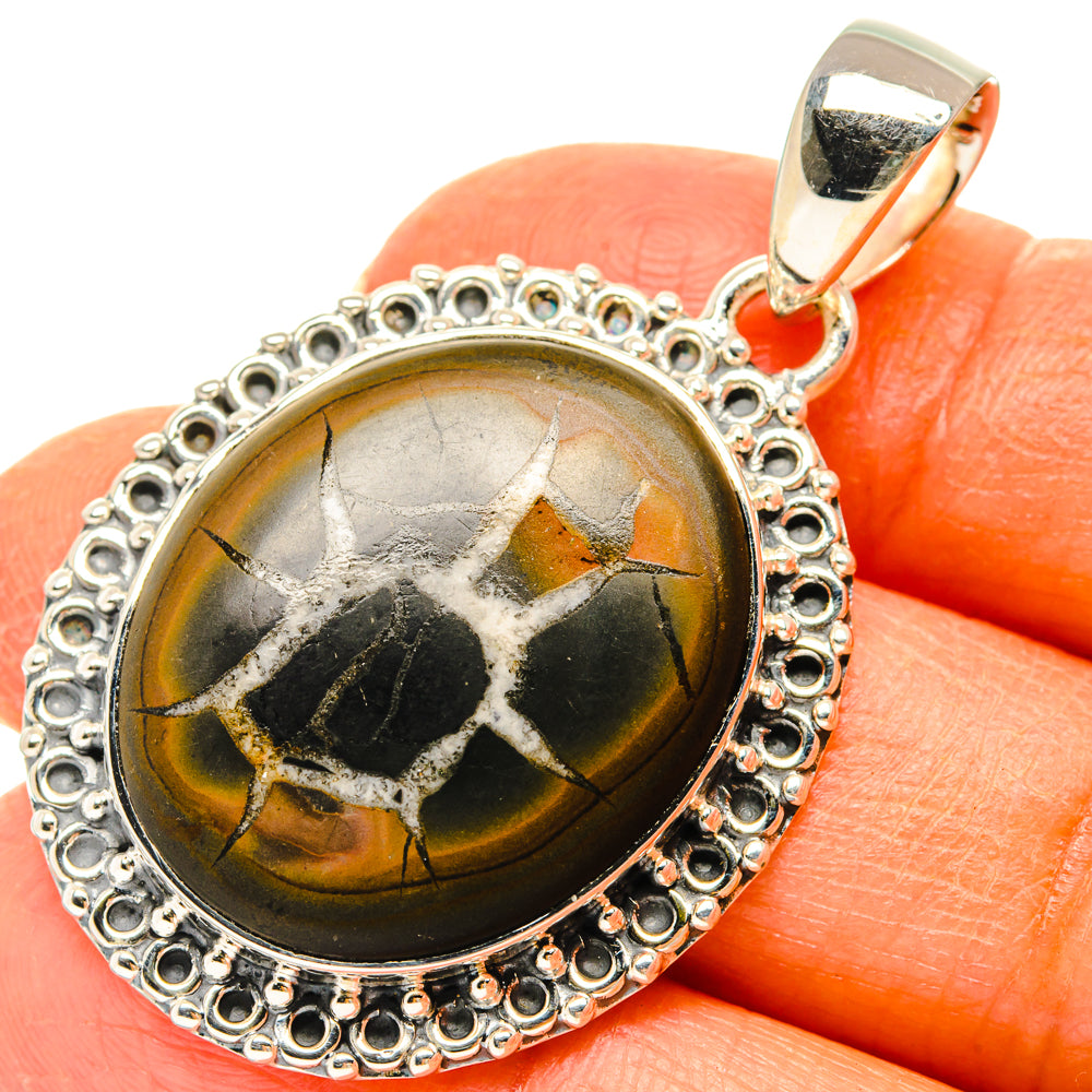 Septarian Geode Pendants handcrafted by Anasilvercos - PD29443
