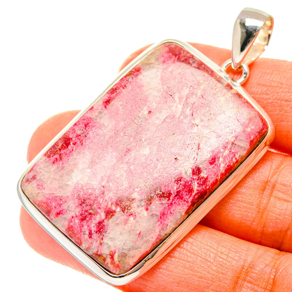 Thulite Pendants handcrafted by Anasilvercos - PD29458