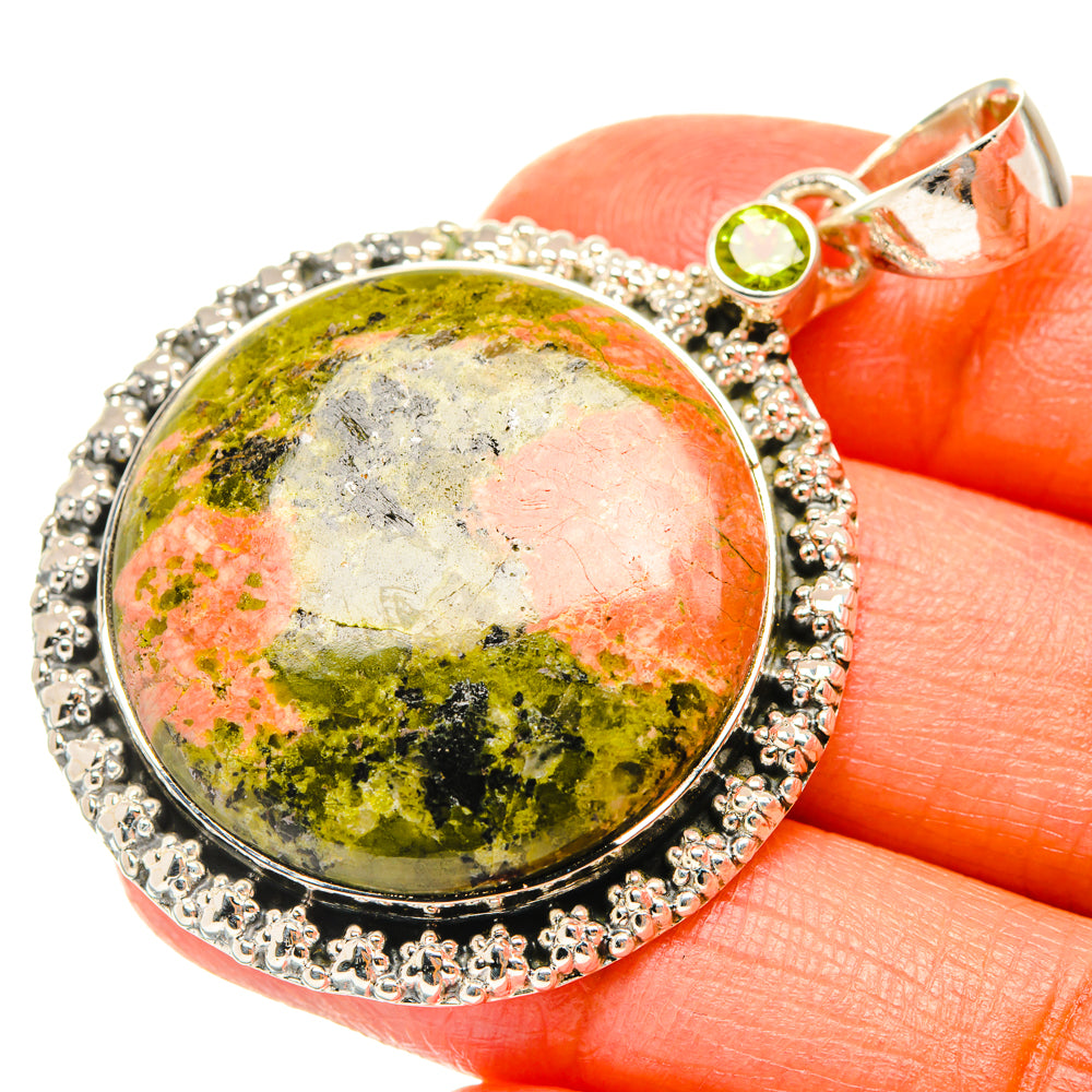 Unakite Pendants handcrafted by Anasilvercos - PD29461