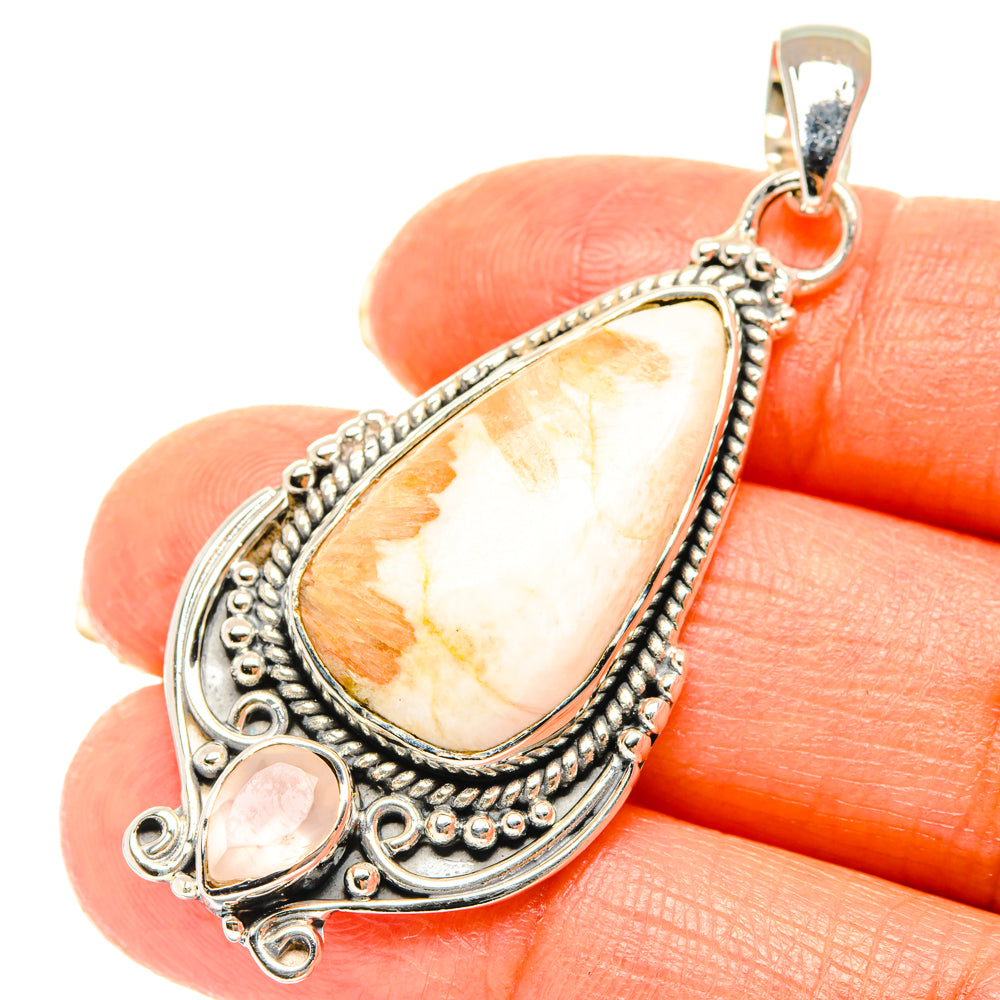 Scolecite Pendants handcrafted by Anasilvercos - PD29462