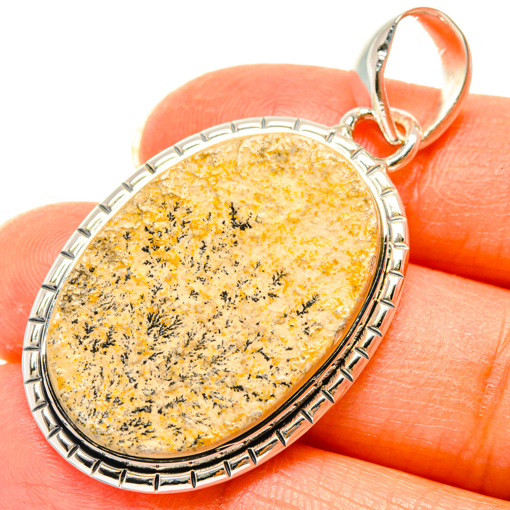 Germany Psilomelane Dendrite Pendants handcrafted by Anasilvercos - PD29483