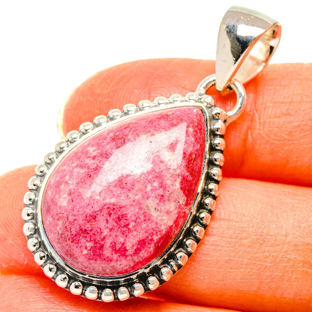 Thulite Pendants handcrafted by Anasilvercos - PD29488