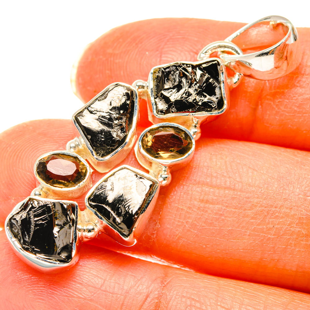 Shungite Pendants handcrafted by Anasilvercos - PD29490