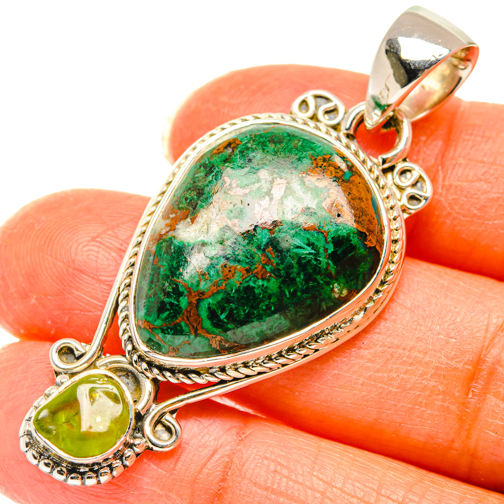 Chrysocolla Pendants handcrafted by Anasilvercos - PD29496