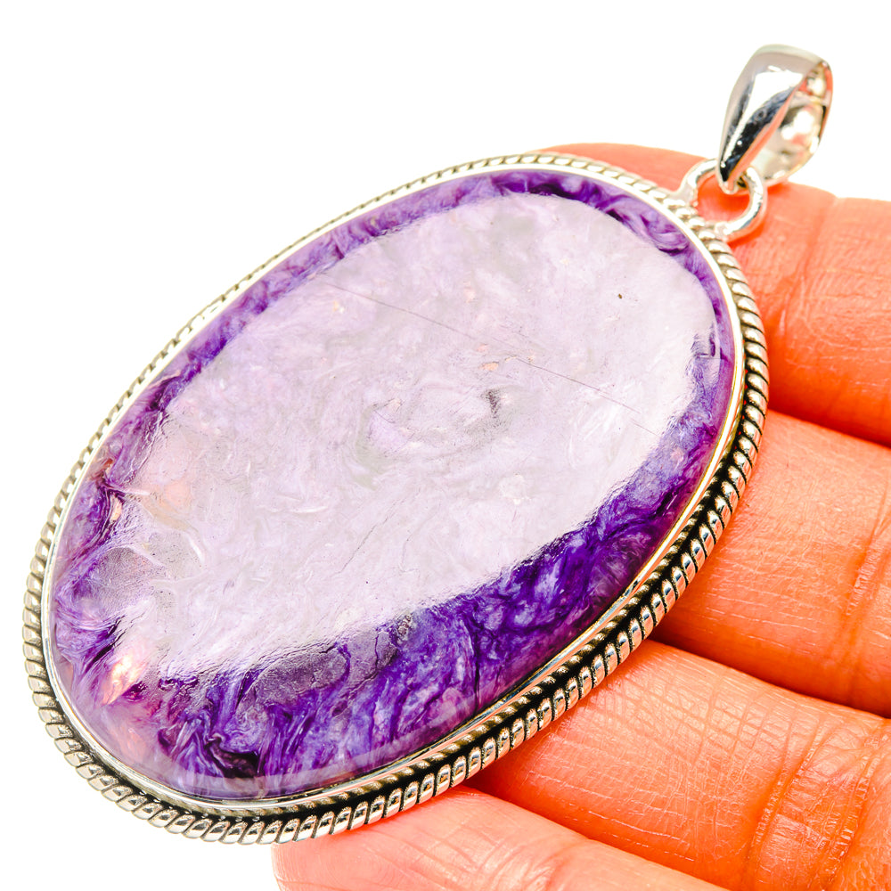 Charoite Pendants handcrafted by Anasilvercos - PD29505