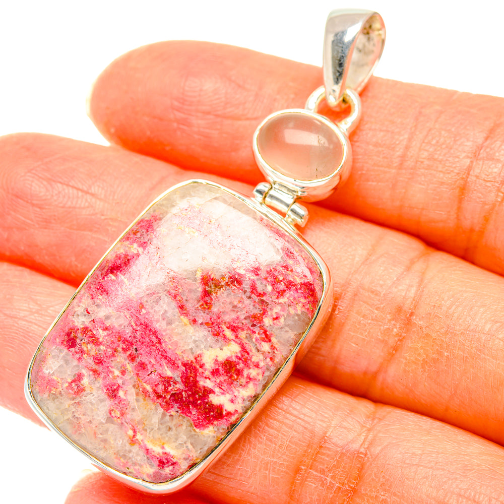 Thulite Pendants handcrafted by Anasilvercos - PD29508