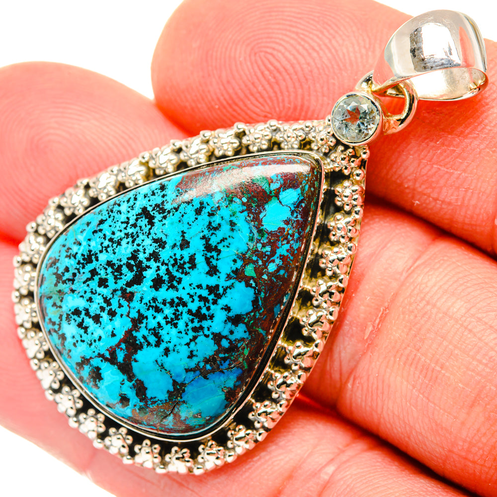 Shattuckite Pendants handcrafted by Anasilvercos - PD29514