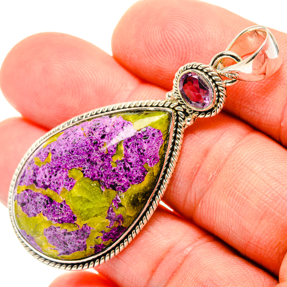 Atlantisite, Amethyst Pendants handcrafted by Anasilvercos - PD29529