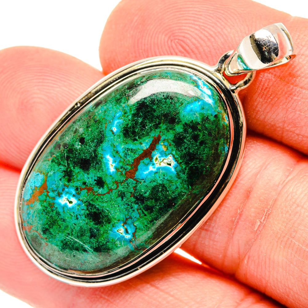 Chrysocolla Pendants handcrafted by Anasilvercos - PD29547