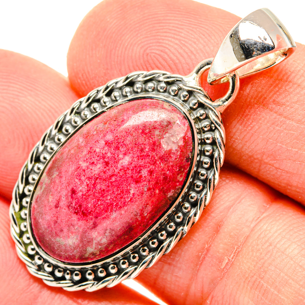 Thulite Pendants handcrafted by Anasilvercos - PD29556
