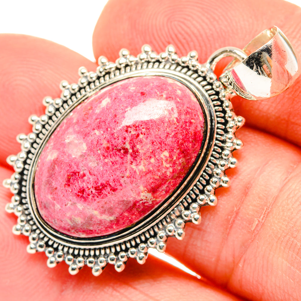 Thulite Pendants handcrafted by Anasilvercos - PD29558