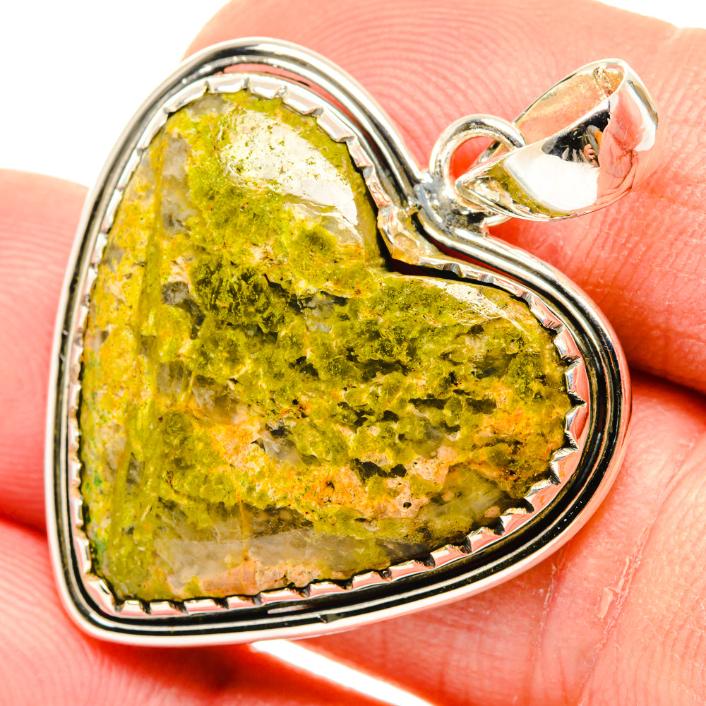 Unakite Pendants handcrafted by Anasilvercos - PD29566