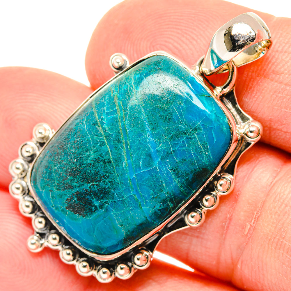 Chrysocolla Pendants handcrafted by Anasilvercos - PD29570