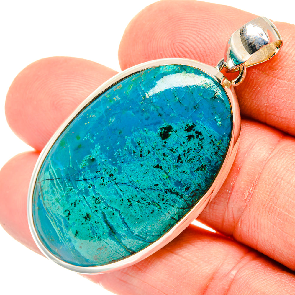 Chrysocolla Pendants handcrafted by Anasilvercos - PD29576